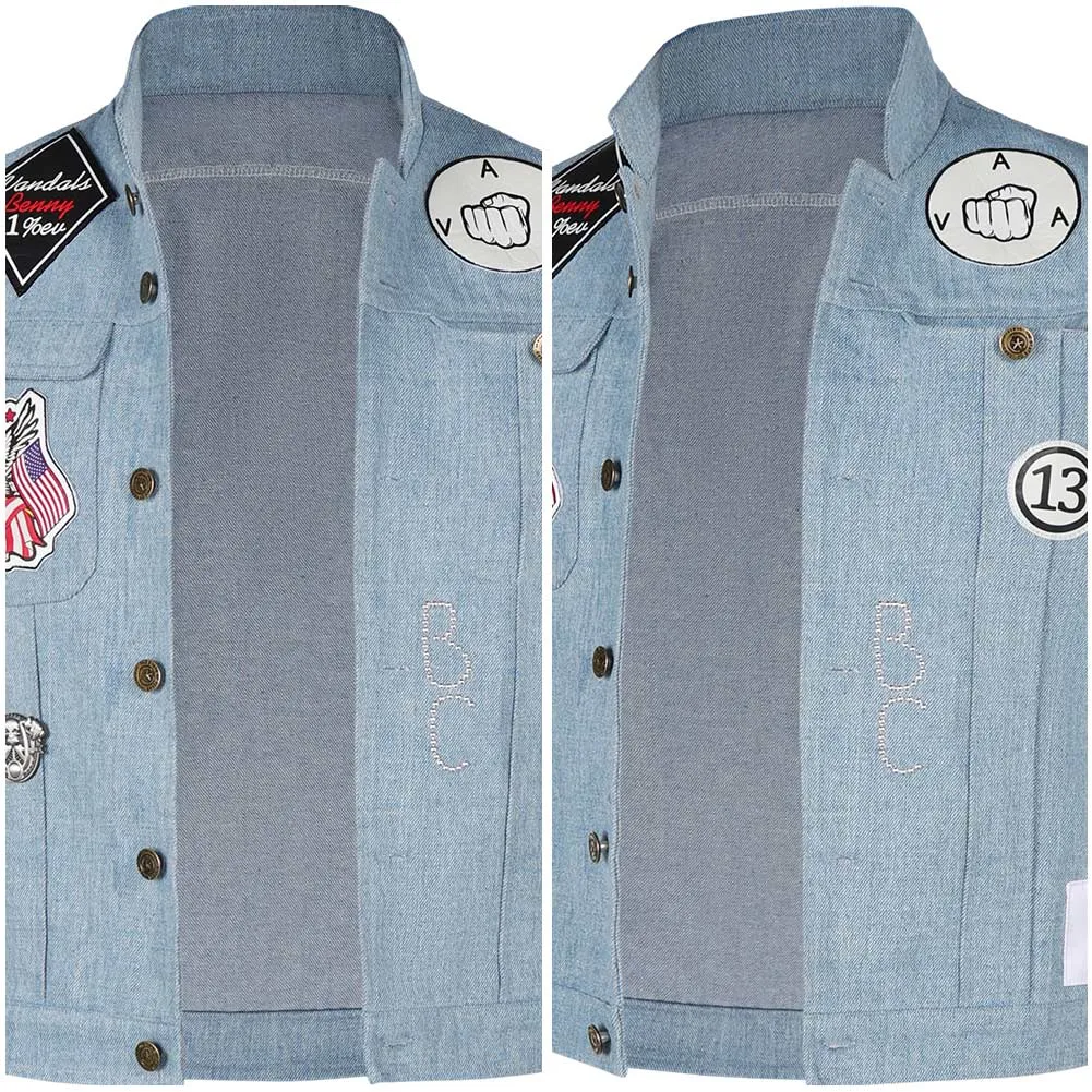 The Bikeriders 2023 Benny Cosplay Costume Vest Halloween Carnival Suit