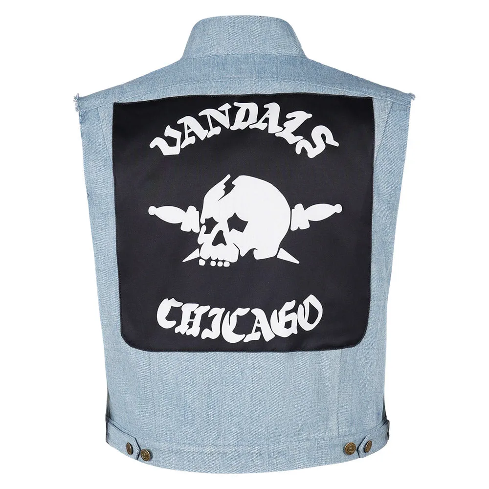 The Bikeriders 2023 Benny Cosplay Costume Vest Halloween Carnival Suit