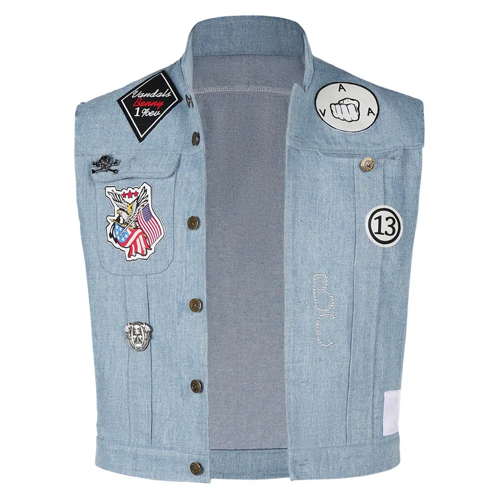 The Bikeriders 2023 Benny Cosplay Costume Vest Halloween Carnival Suit