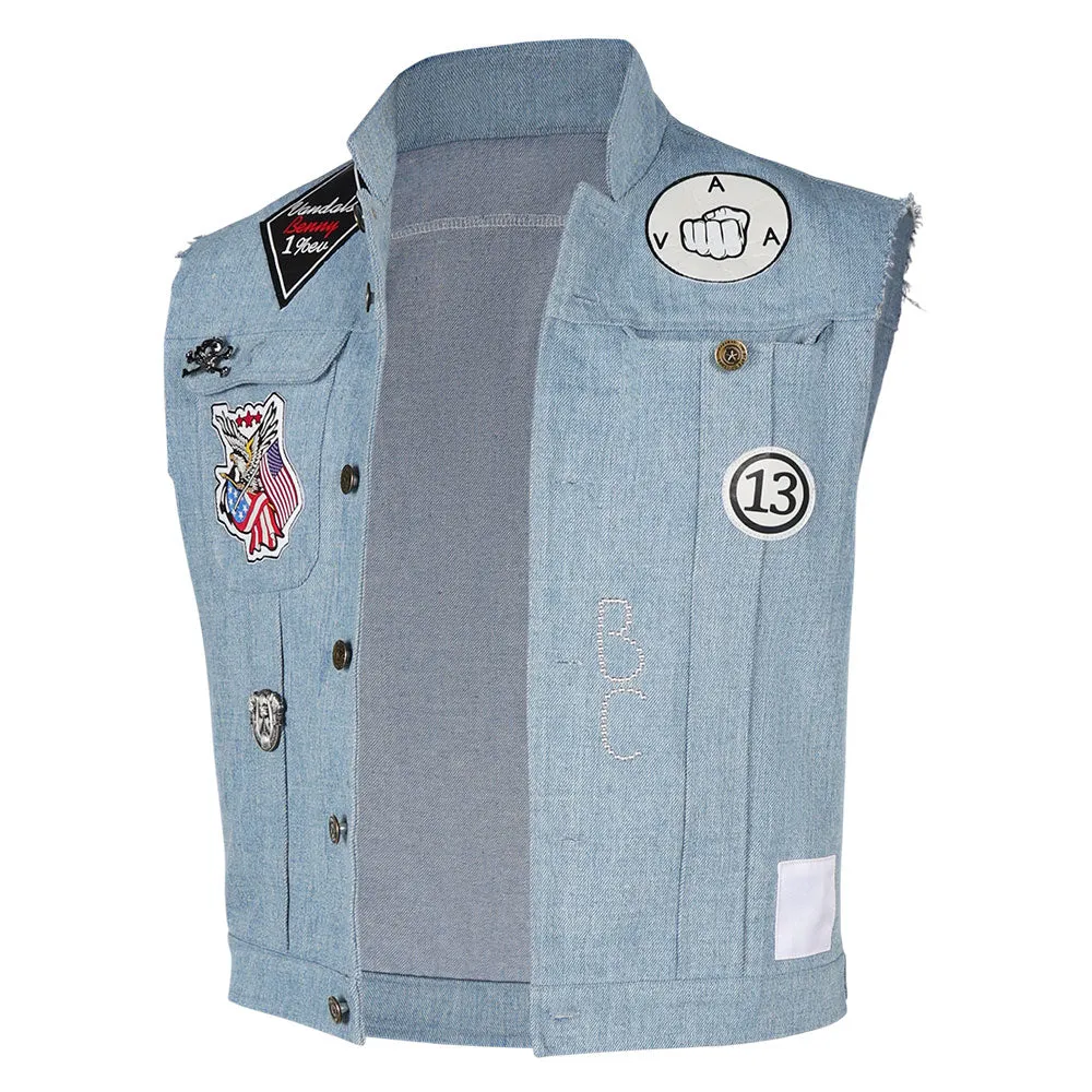The Bikeriders 2023 Benny Cosplay Costume Vest Halloween Carnival Suit