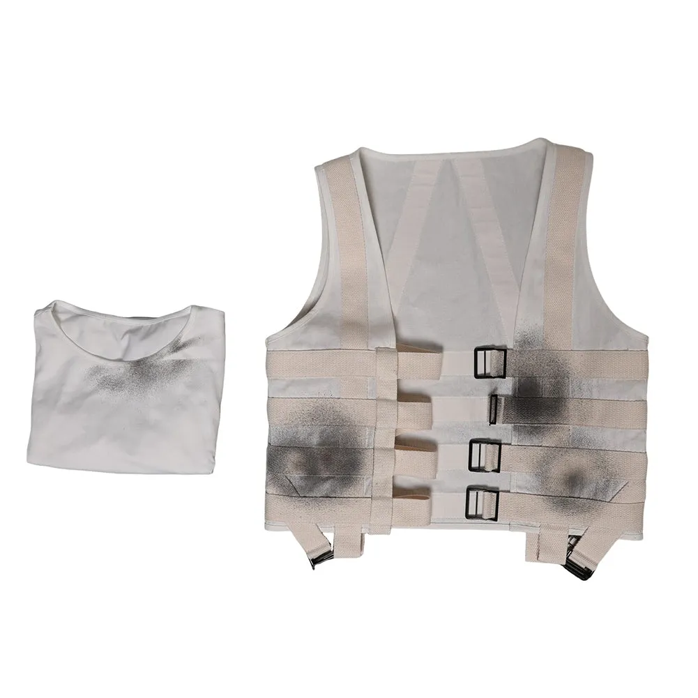 The Fall Guy 2024 Colt Seavers White T-shirt Short Sleeve Cosplay Costume Outfits Halloween Carnival Suit