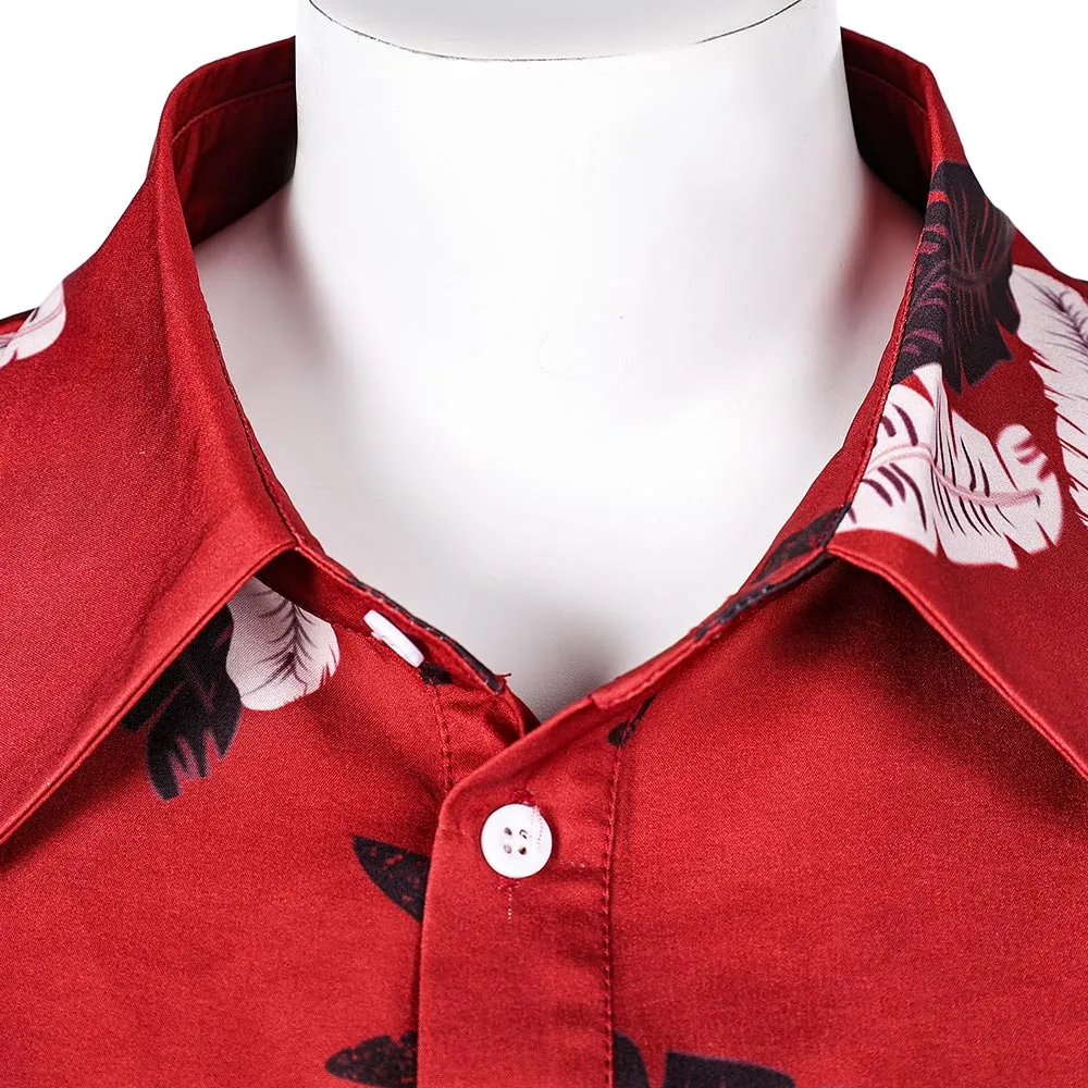 The Fall Guy Jody Moreno Red Printed Shirt Cosplay Costume Outfits Halloween Carnival Suit
