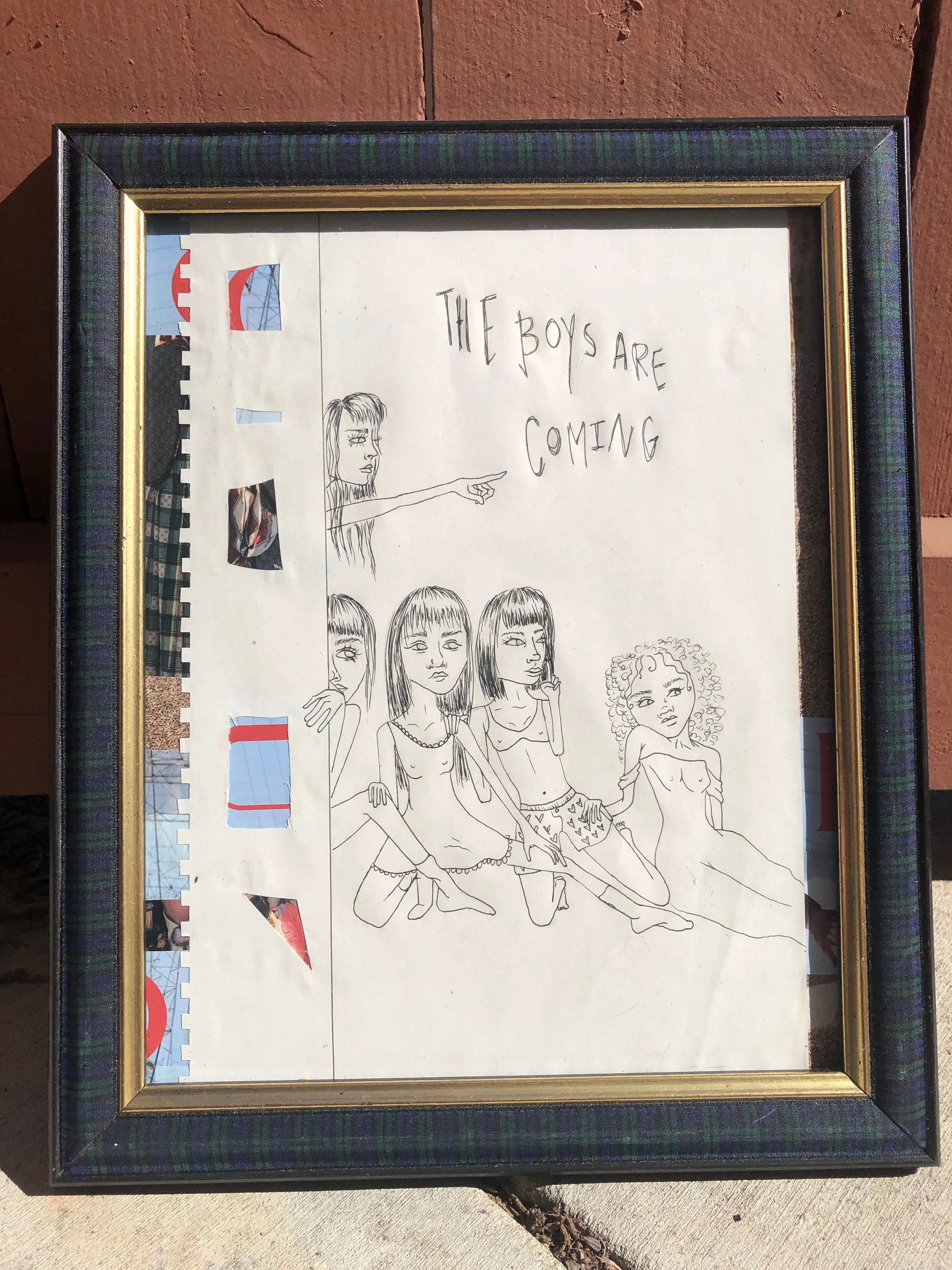 The Girls - Framed Sketch