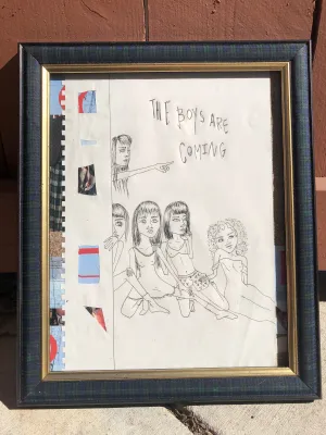 The Girls - Framed Sketch