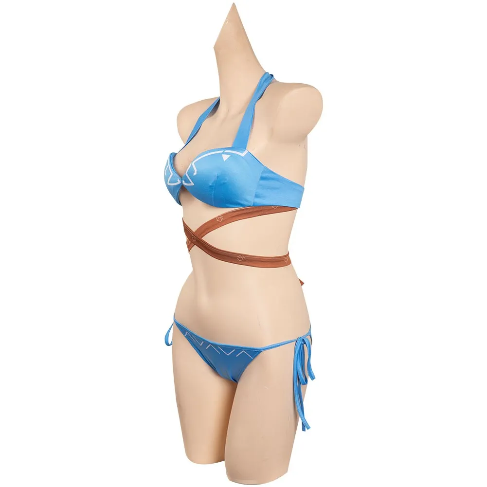 The Legend of Zelda Princess Zelda TOTK  Swimsuit Cosplay Costume Outfits Halloween Carnival Party Suit