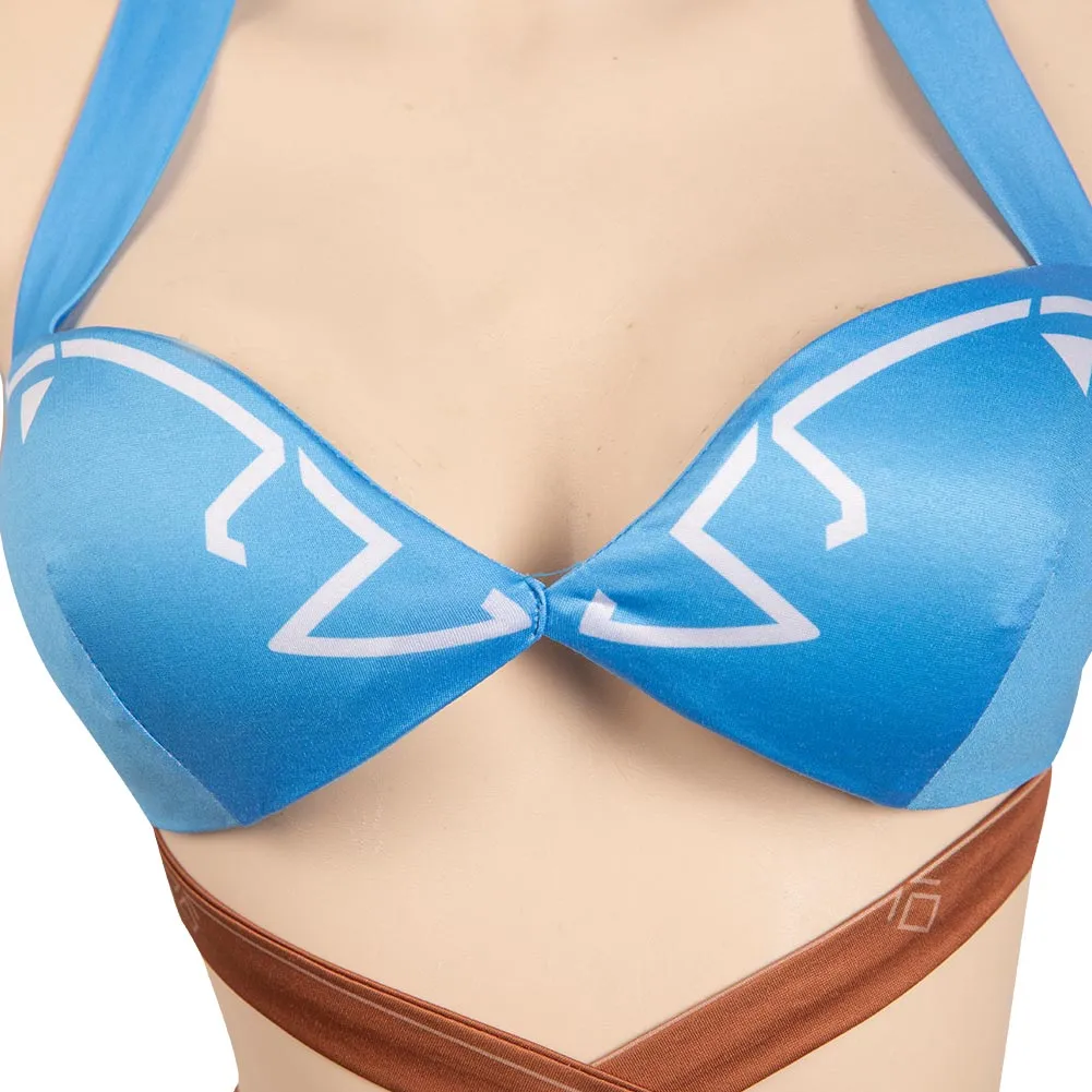 The Legend of Zelda Princess Zelda TOTK  Swimsuit Cosplay Costume Outfits Halloween Carnival Party Suit