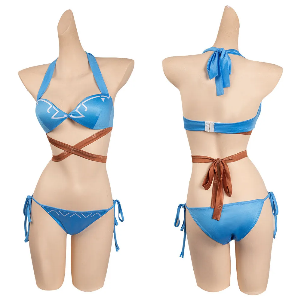 The Legend of Zelda Princess Zelda TOTK  Swimsuit Cosplay Costume Outfits Halloween Carnival Party Suit