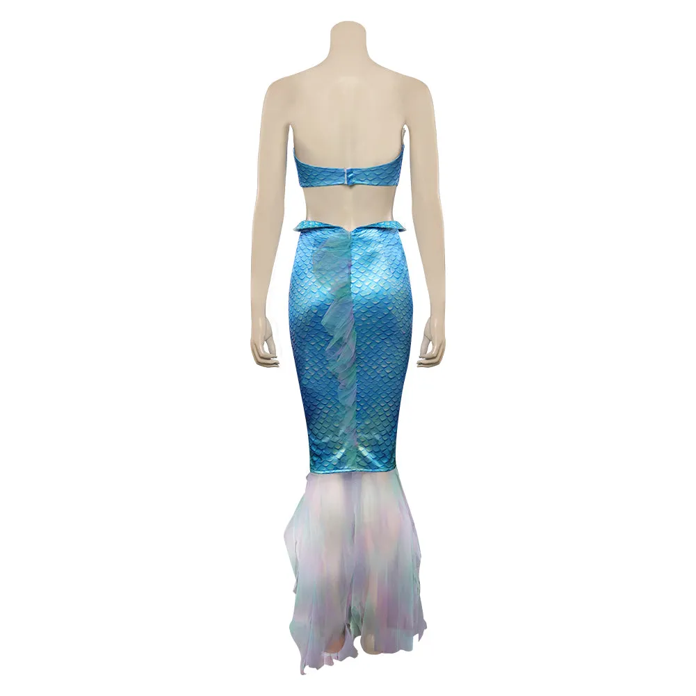 The Little Mermaid   Ariel Cosplay Costume Outfits Top Skirt Halloween Carnival Suit