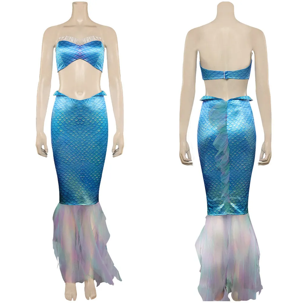 The Little Mermaid   Ariel Cosplay Costume Outfits Top Skirt Halloween Carnival Suit