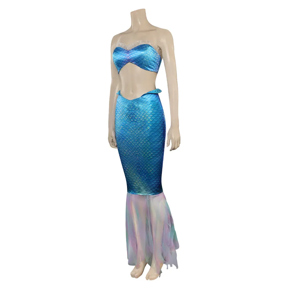 The Little Mermaid   Ariel Cosplay Costume Outfits Top Skirt Halloween Carnival Suit