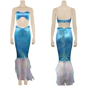The Little Mermaid   Ariel Cosplay Costume Outfits Top Skirt Halloween Carnival Suit