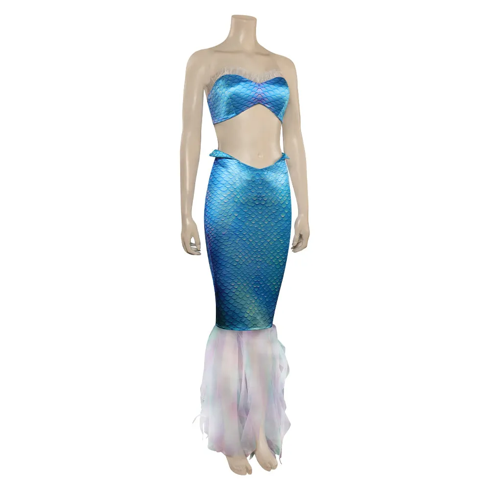 The Little Mermaid   Ariel Cosplay Costume Outfits Top Skirt Halloween Carnival Suit