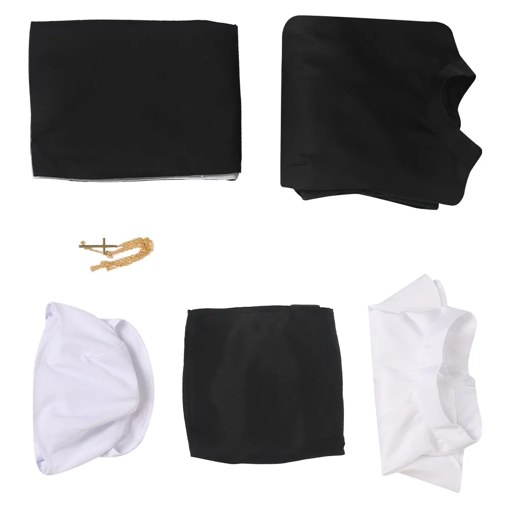 The Nun 2 Cosplay Costume Outfits Halloween Carnival Suit