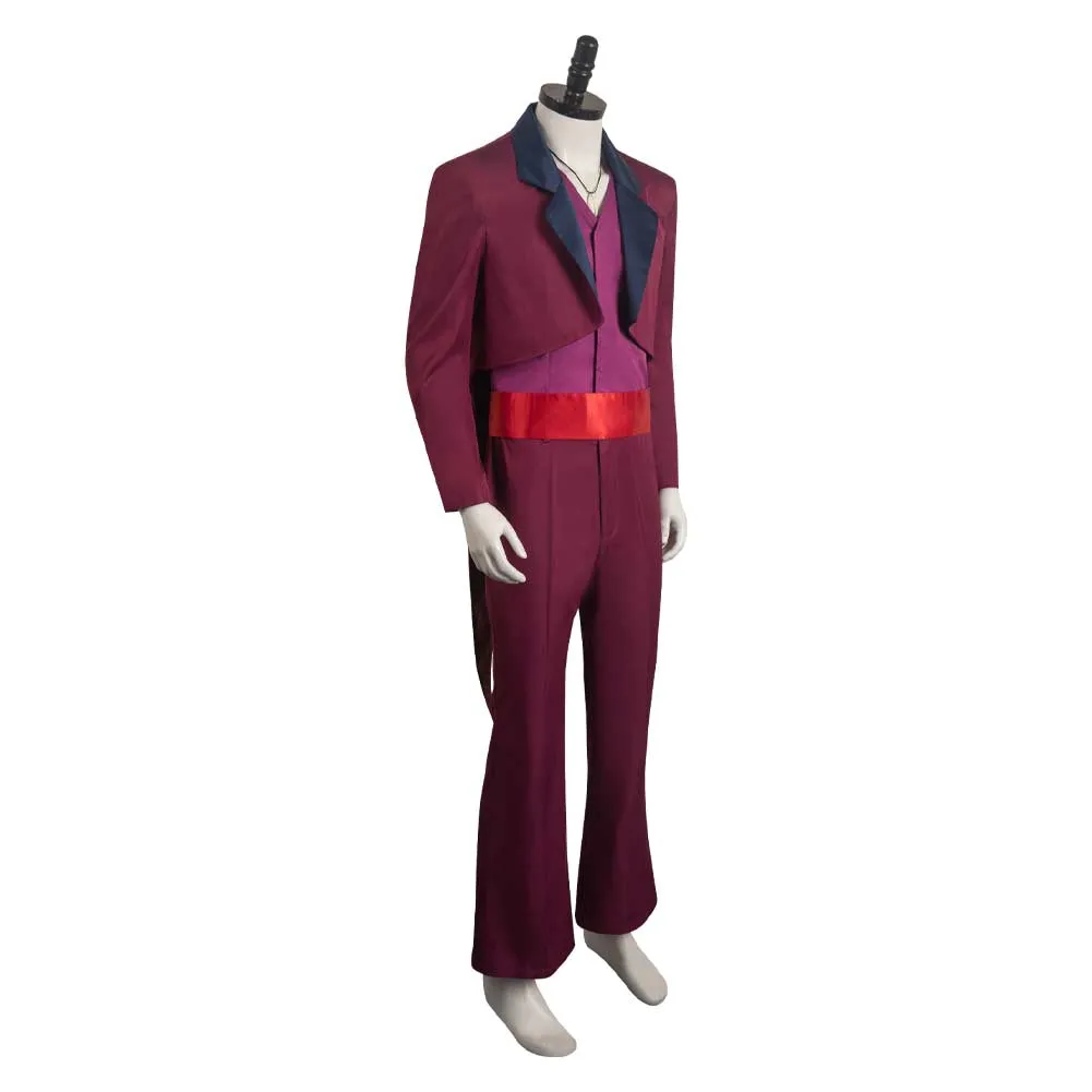The Princess And The Frog Evil Dr. Facilier Mens Cosplay Costume Outfits Halloween Carnival Suit