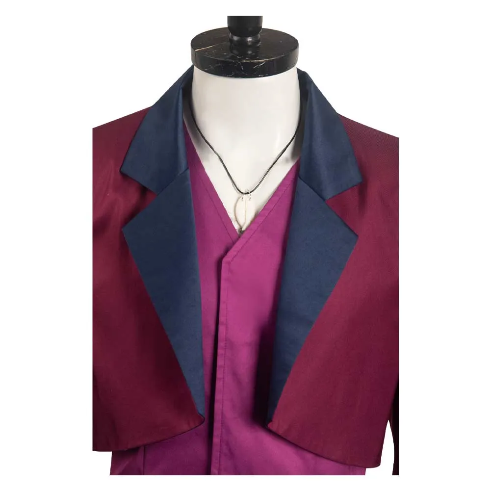 The Princess And The Frog Evil Dr. Facilier Mens Cosplay Costume Outfits Halloween Carnival Suit