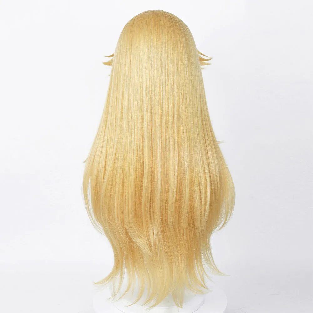 The Super Mario Bros. Movie Princess Peach Cosplay Wig Carnival Halloween Props
