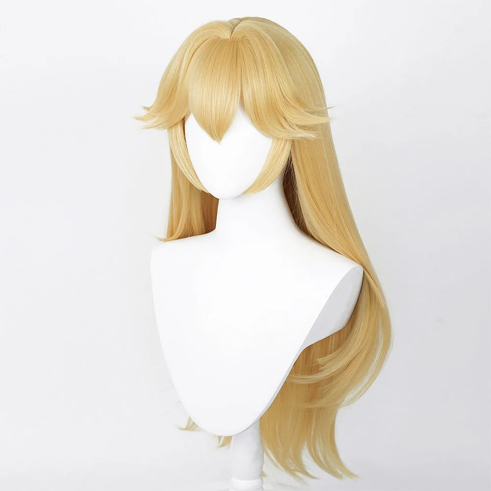 The Super Mario Bros. Movie Princess Peach Cosplay Wig Carnival Halloween Props
