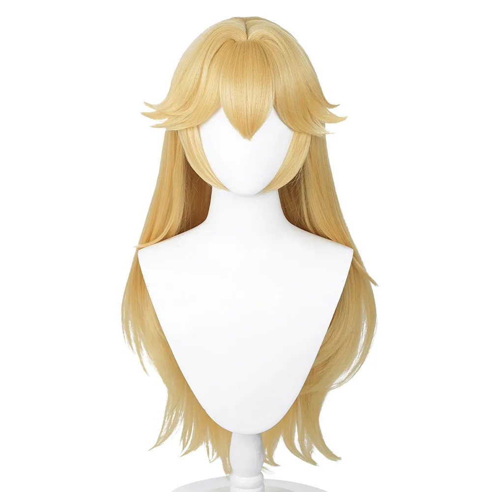 The Super Mario Bros. Movie Princess Peach Cosplay Wig Carnival Halloween Props