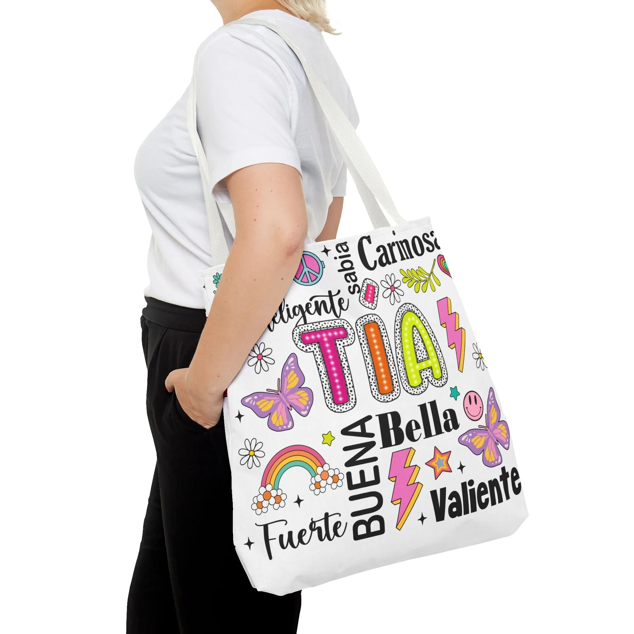 Tia Tote Bag - Perfect Gift for Sisters, Birthday, Friendship, Mother's Day, Casual Everyday Use, Family Love