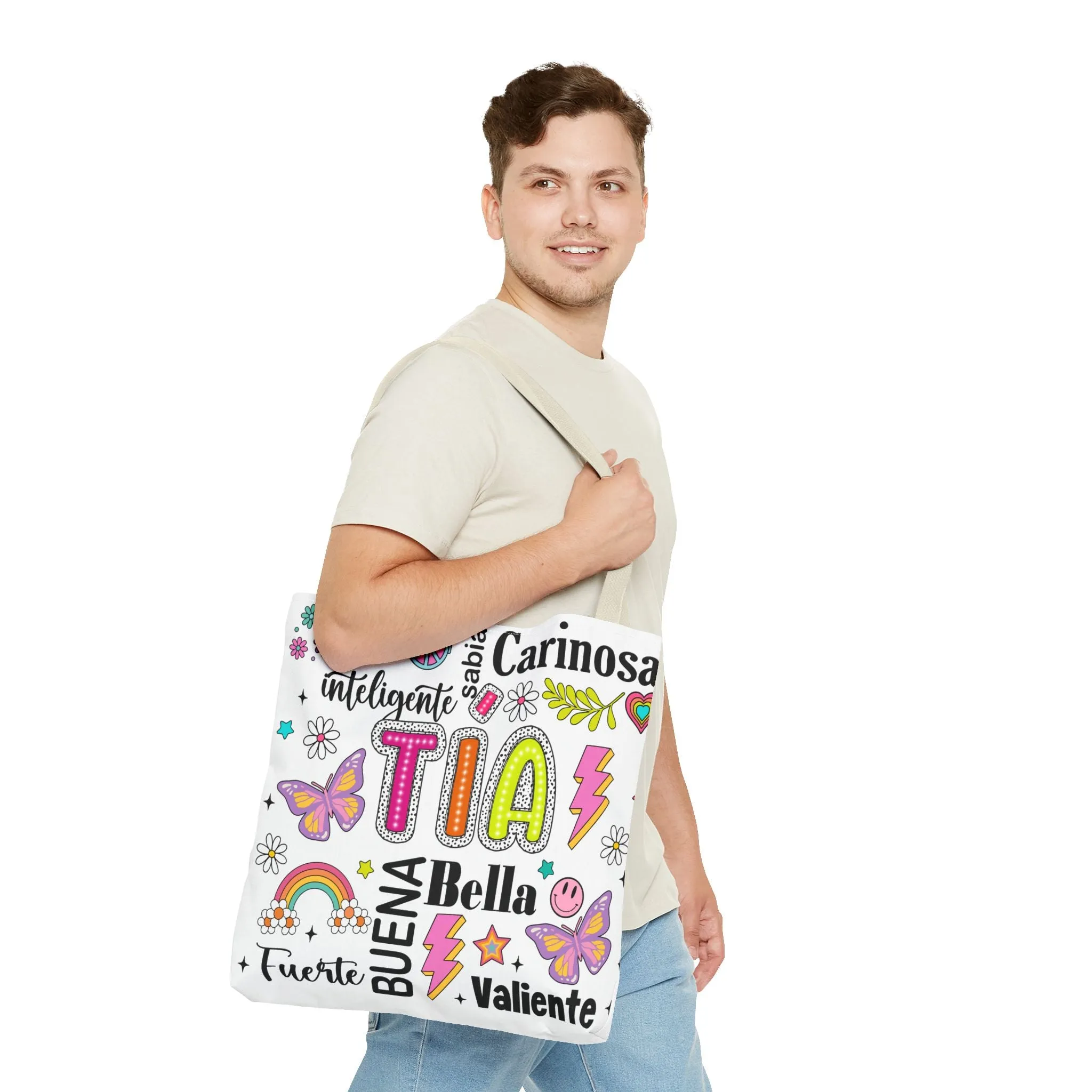 Tia Tote Bag - Perfect Gift for Sisters, Birthday, Friendship, Mother's Day, Casual Everyday Use, Family Love