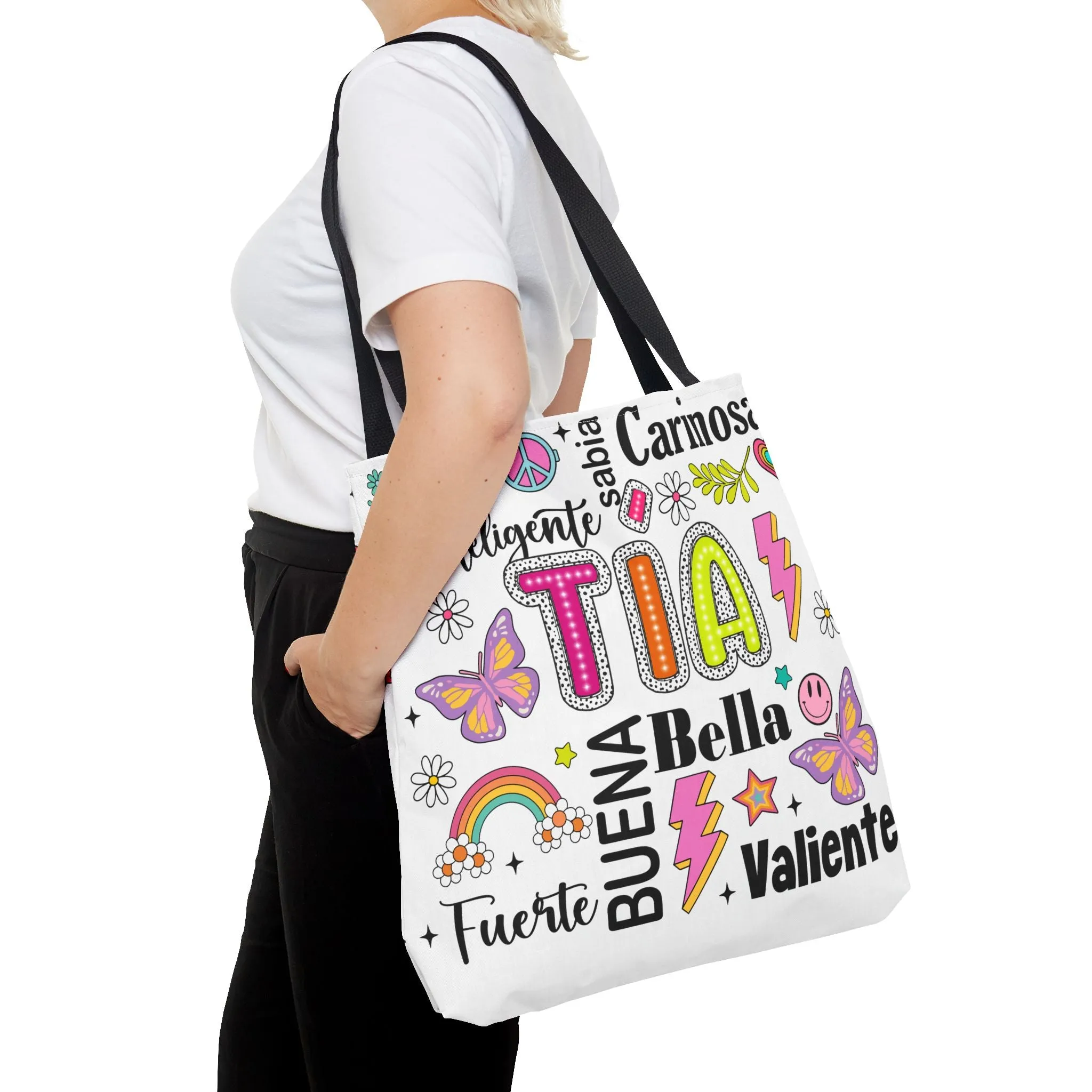Tia Tote Bag - Perfect Gift for Sisters, Birthday, Friendship, Mother's Day, Casual Everyday Use, Family Love