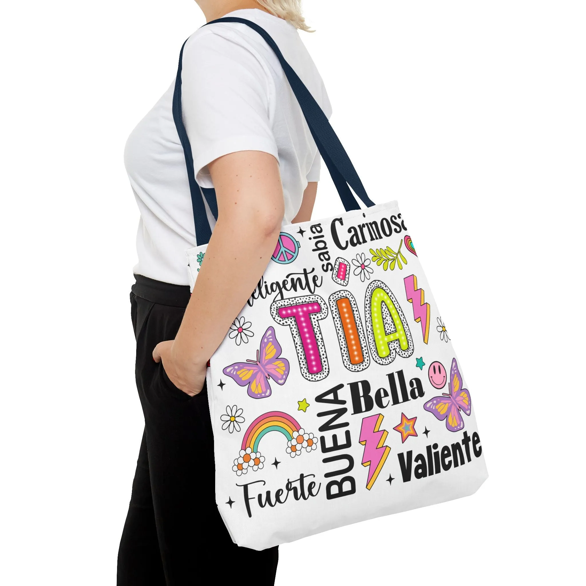 Tia Tote Bag - Perfect Gift for Sisters, Birthday, Friendship, Mother's Day, Casual Everyday Use, Family Love