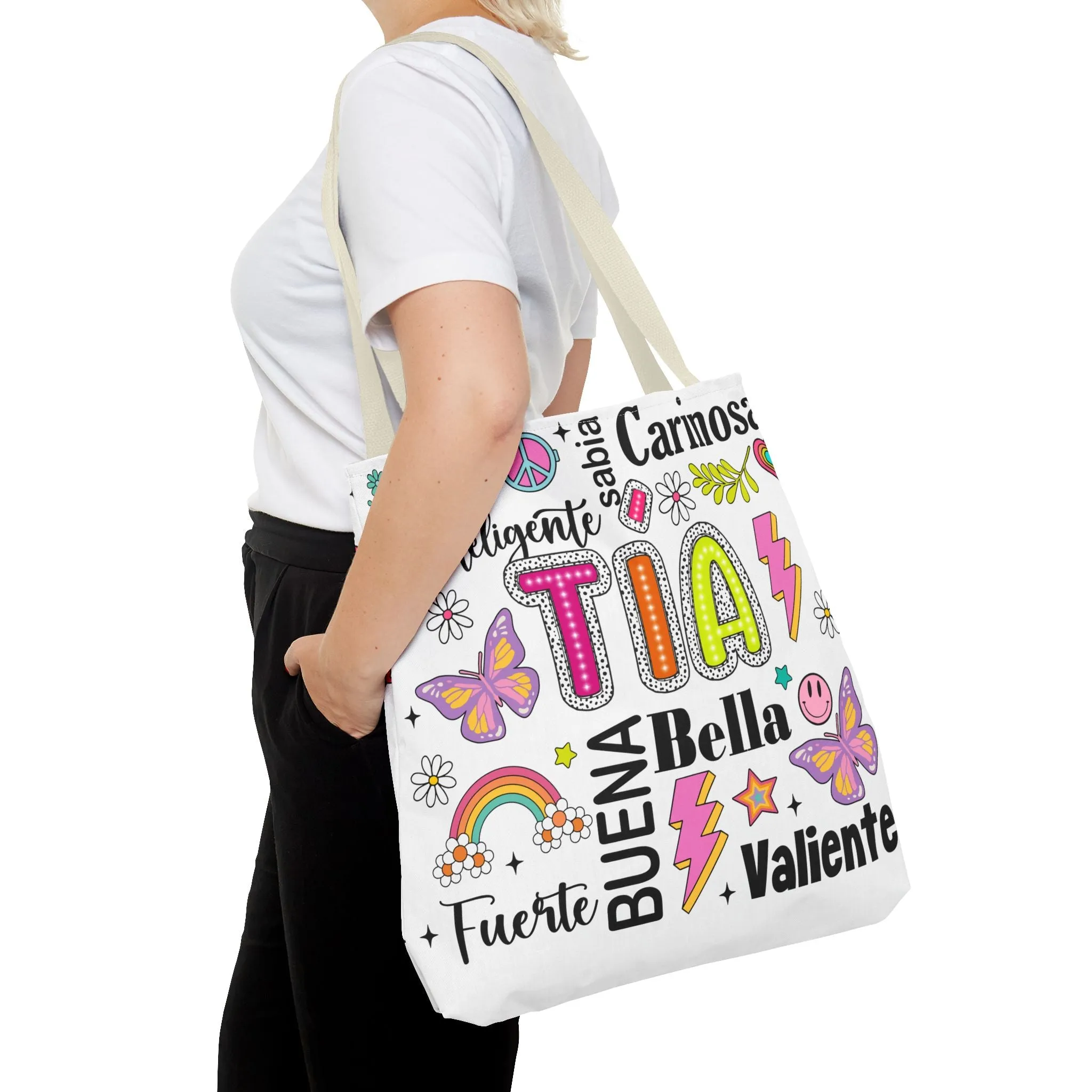Tia Tote Bag - Perfect Gift for Sisters, Birthday, Friendship, Mother's Day, Casual Everyday Use, Family Love