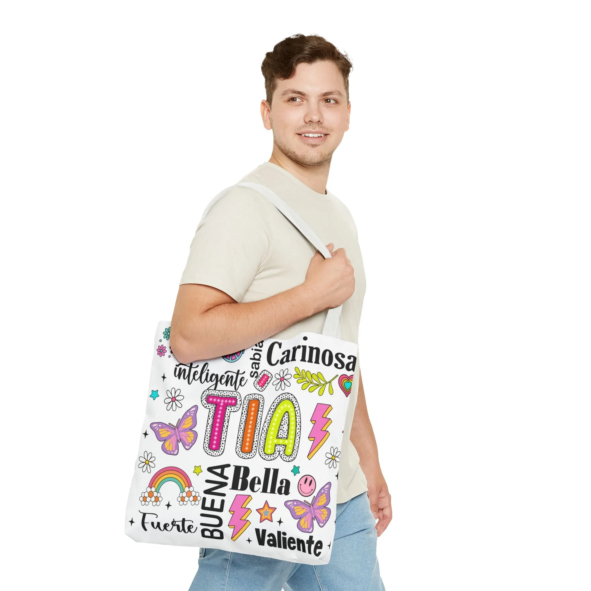 Tia Tote Bag - Perfect Gift for Sisters, Birthday, Friendship, Mother's Day, Casual Everyday Use, Family Love