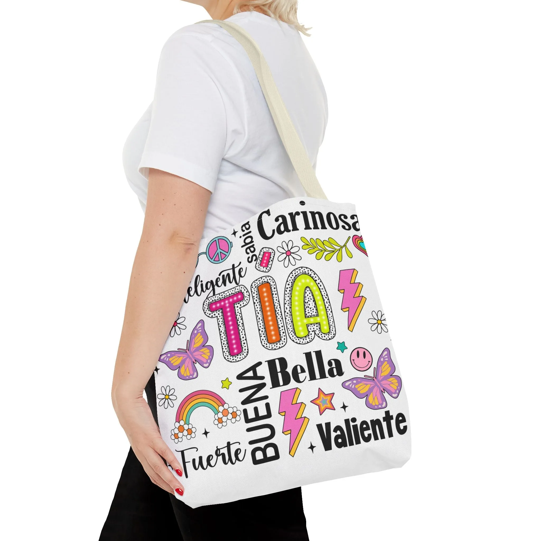 Tia Tote Bag - Perfect Gift for Sisters, Birthday, Friendship, Mother's Day, Casual Everyday Use, Family Love