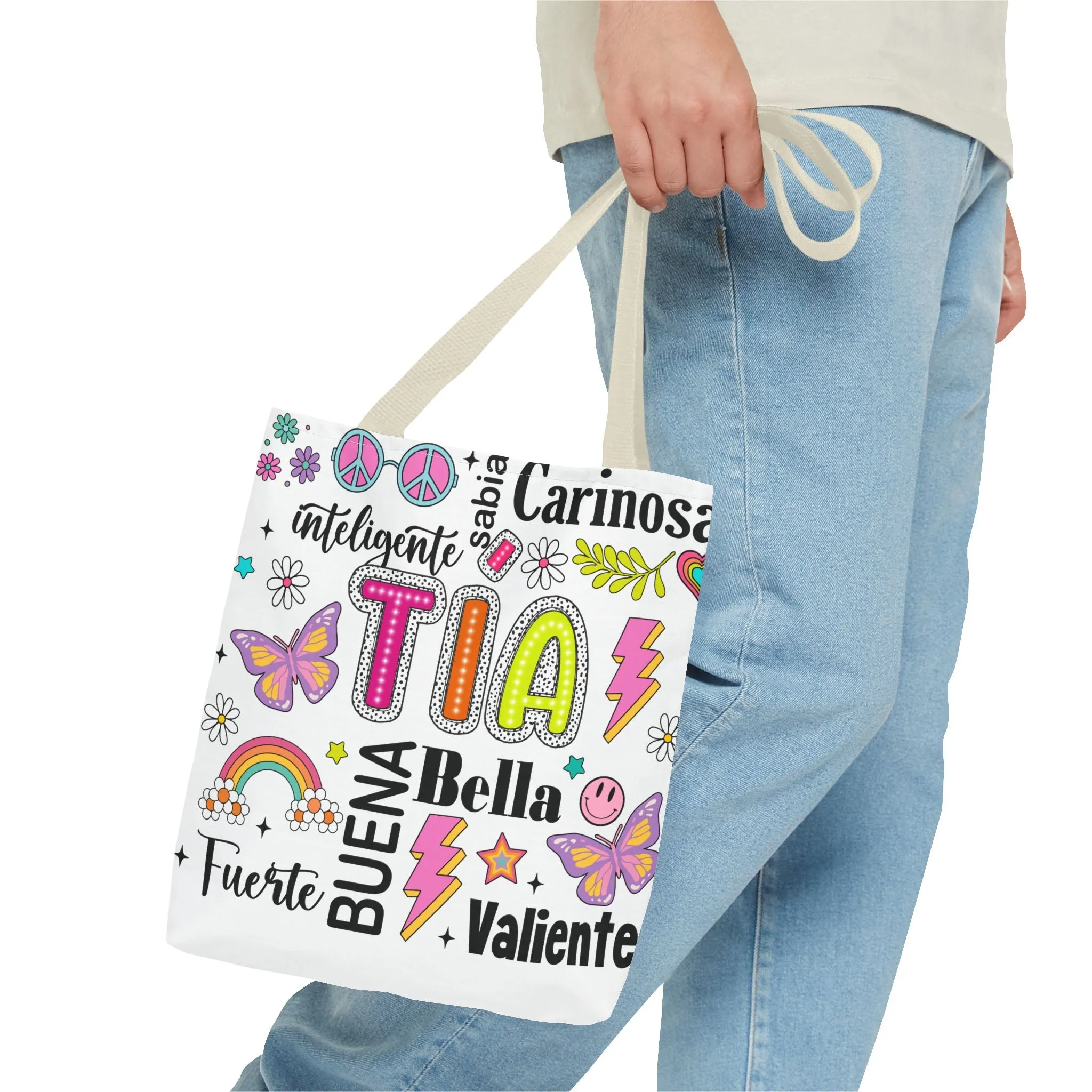 Tia Tote Bag - Perfect Gift for Sisters, Birthday, Friendship, Mother's Day, Casual Everyday Use, Family Love