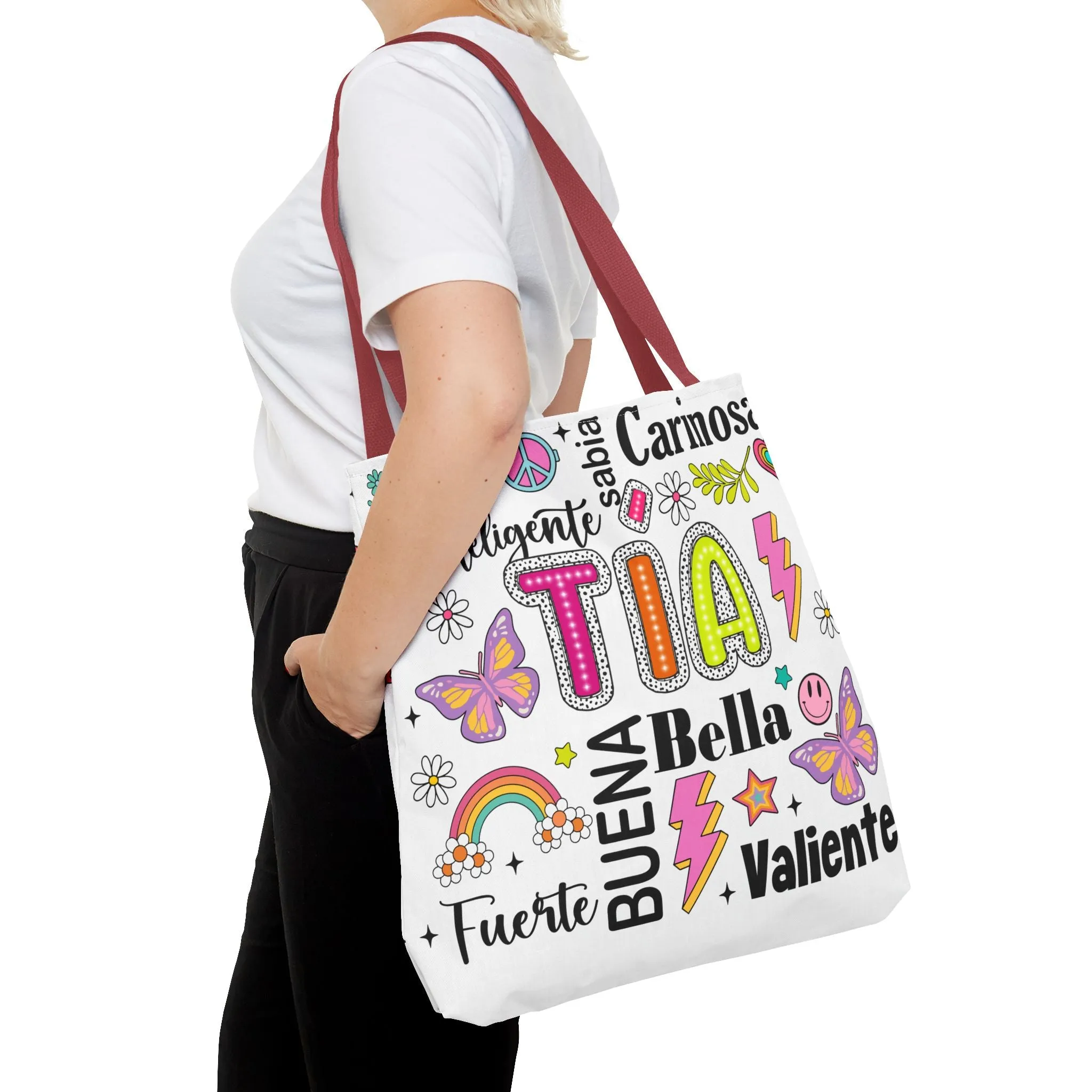 Tia Tote Bag - Perfect Gift for Sisters, Birthday, Friendship, Mother's Day, Casual Everyday Use, Family Love