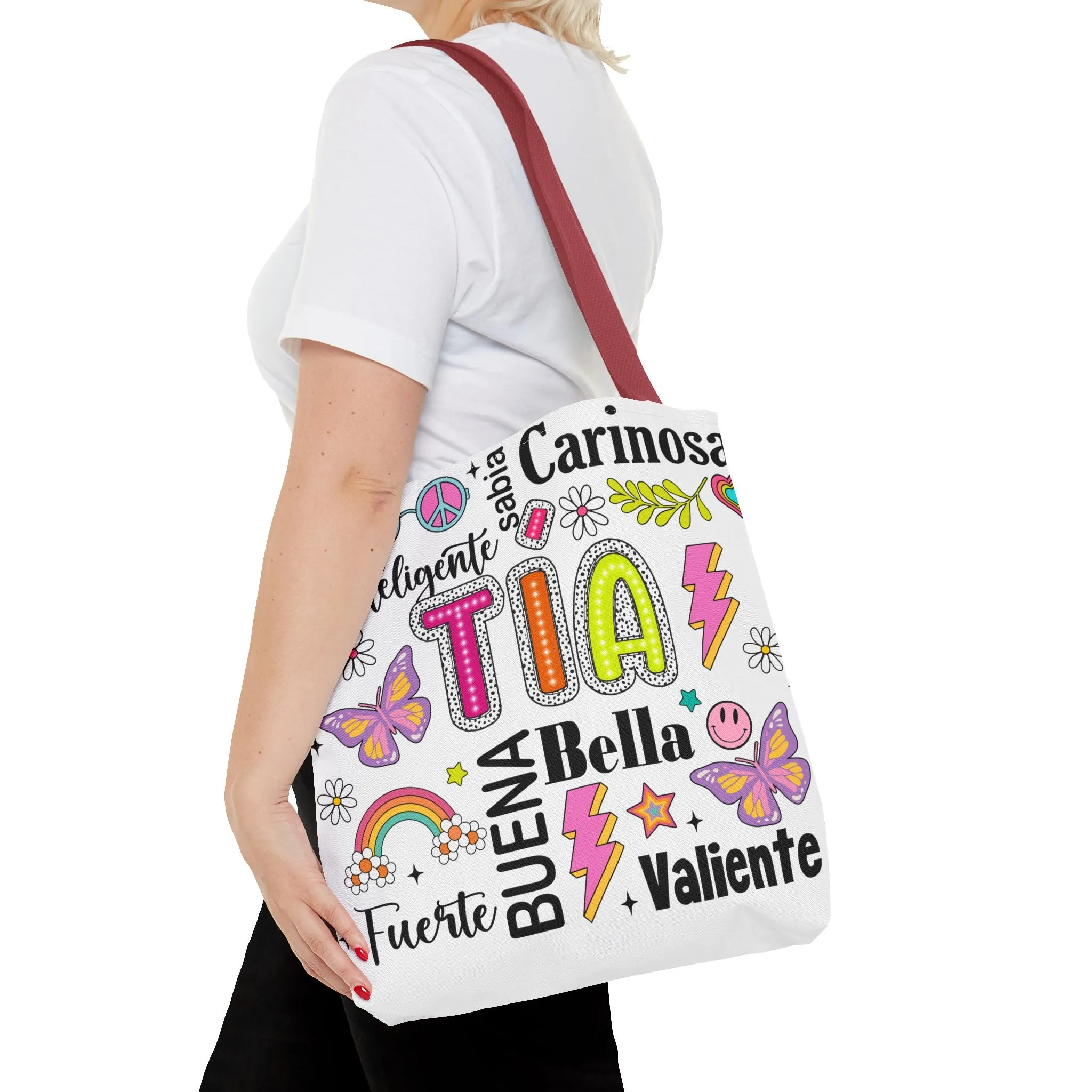 Tia Tote Bag - Perfect Gift for Sisters, Birthday, Friendship, Mother's Day, Casual Everyday Use, Family Love
