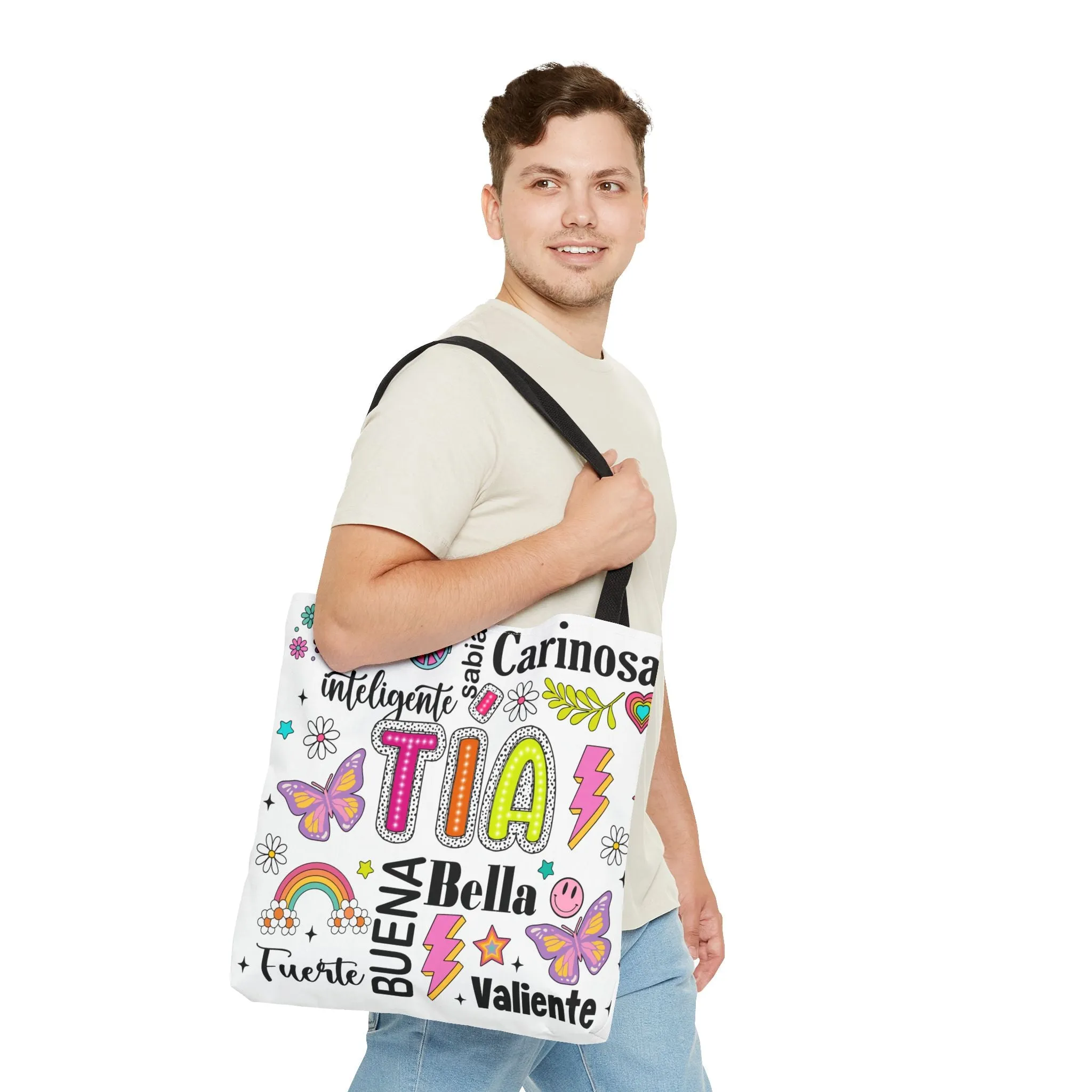 Tia Tote Bag - Perfect Gift for Sisters, Birthday, Friendship, Mother's Day, Casual Everyday Use, Family Love