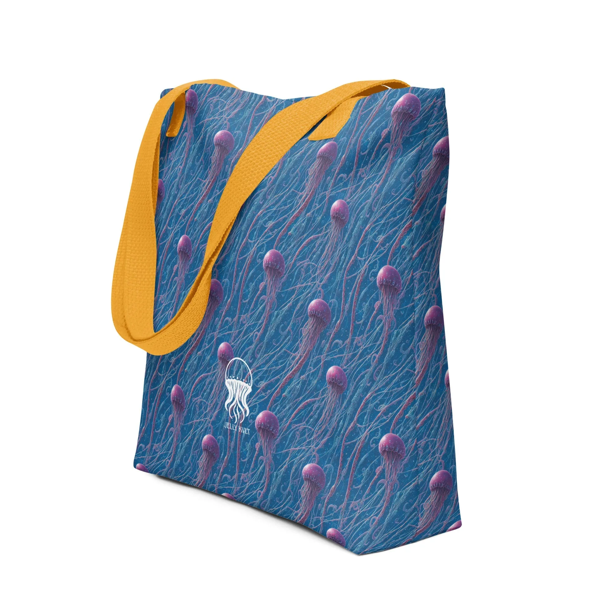 Tote bag - Blue and Violet Jellyfishes