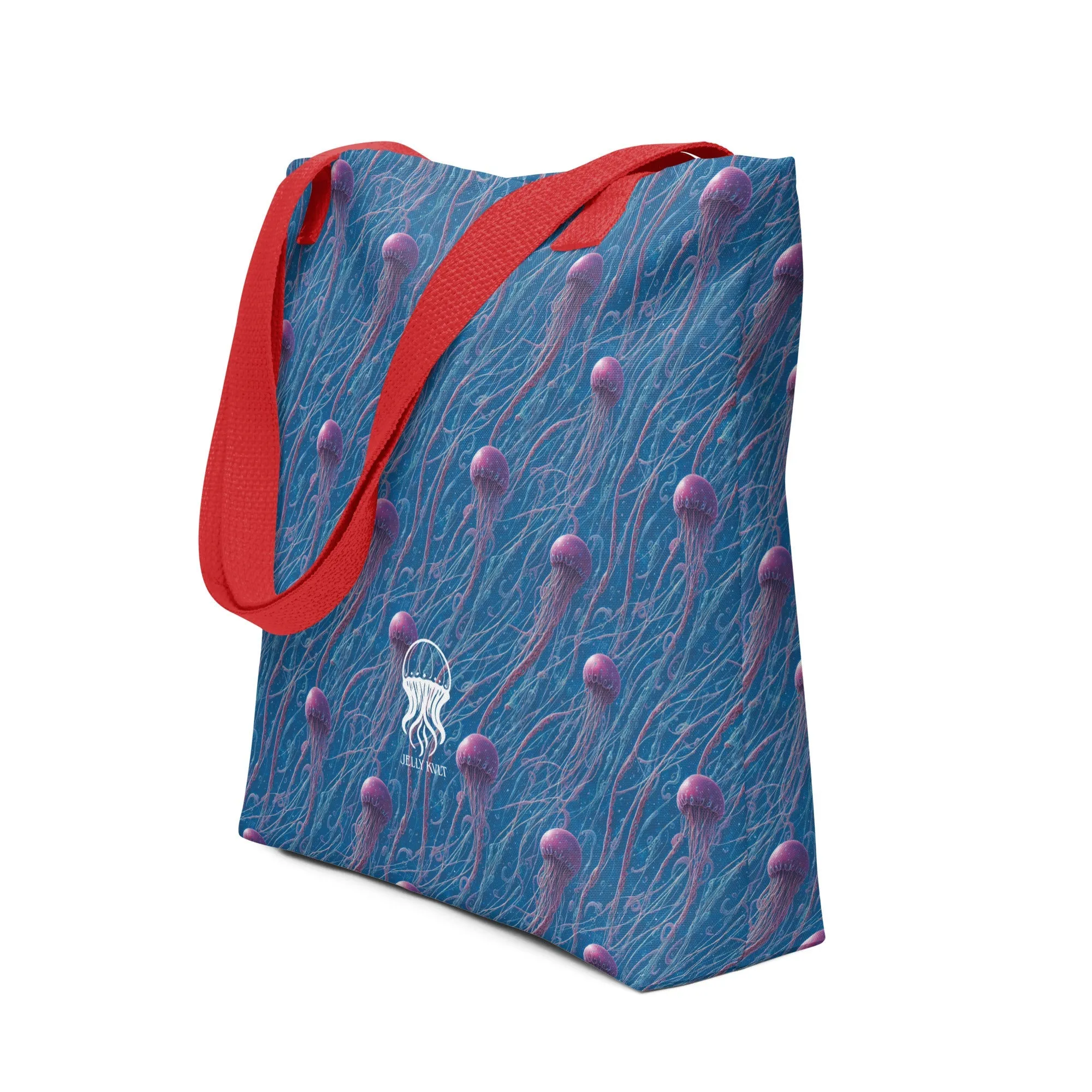 Tote bag - Blue and Violet Jellyfishes