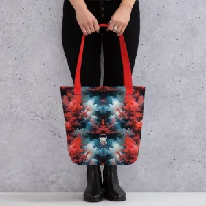 Tote bag - Ethereal Crimson Flow - Light