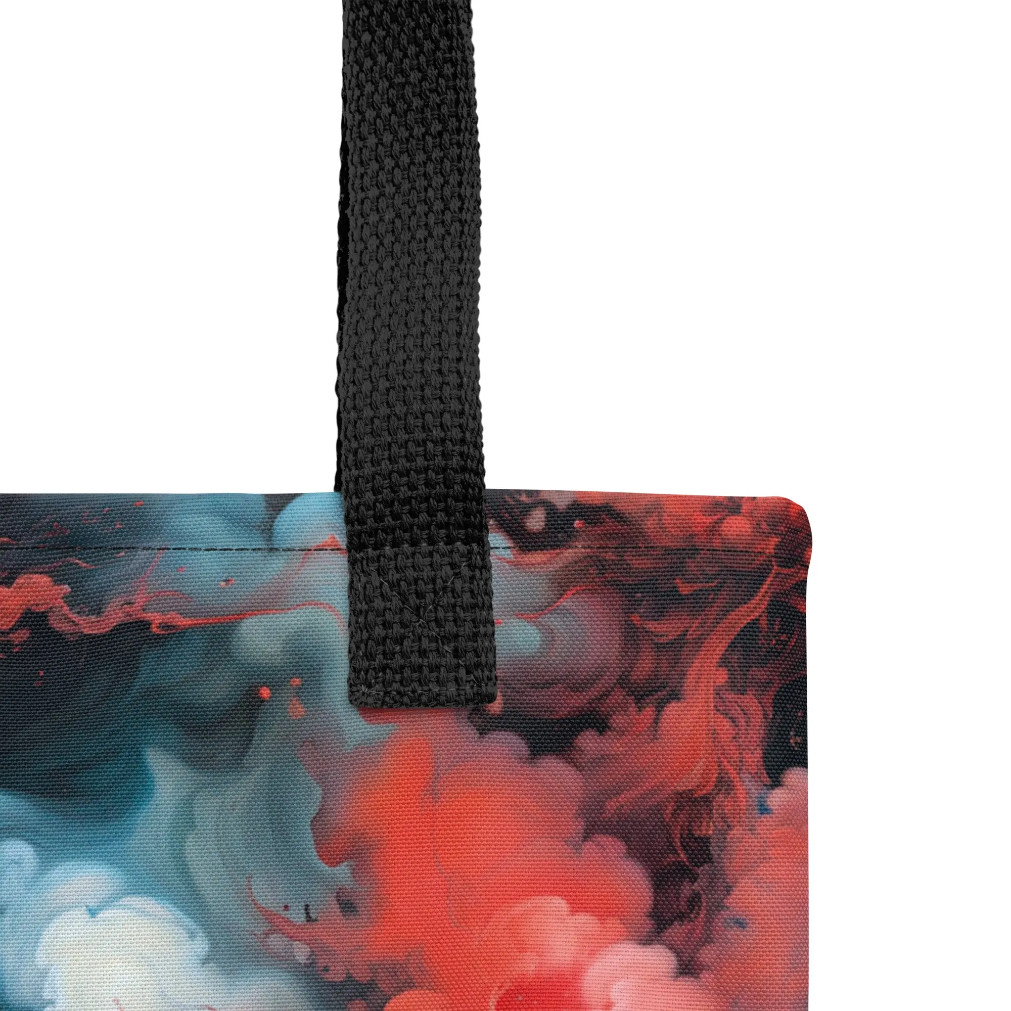 Tote bag - Ethereal Crimson Flow - Light