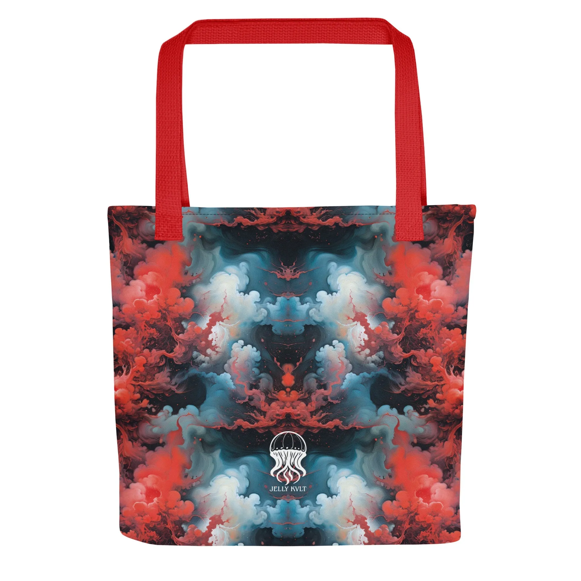 Tote bag - Ethereal Crimson Flow - Light
