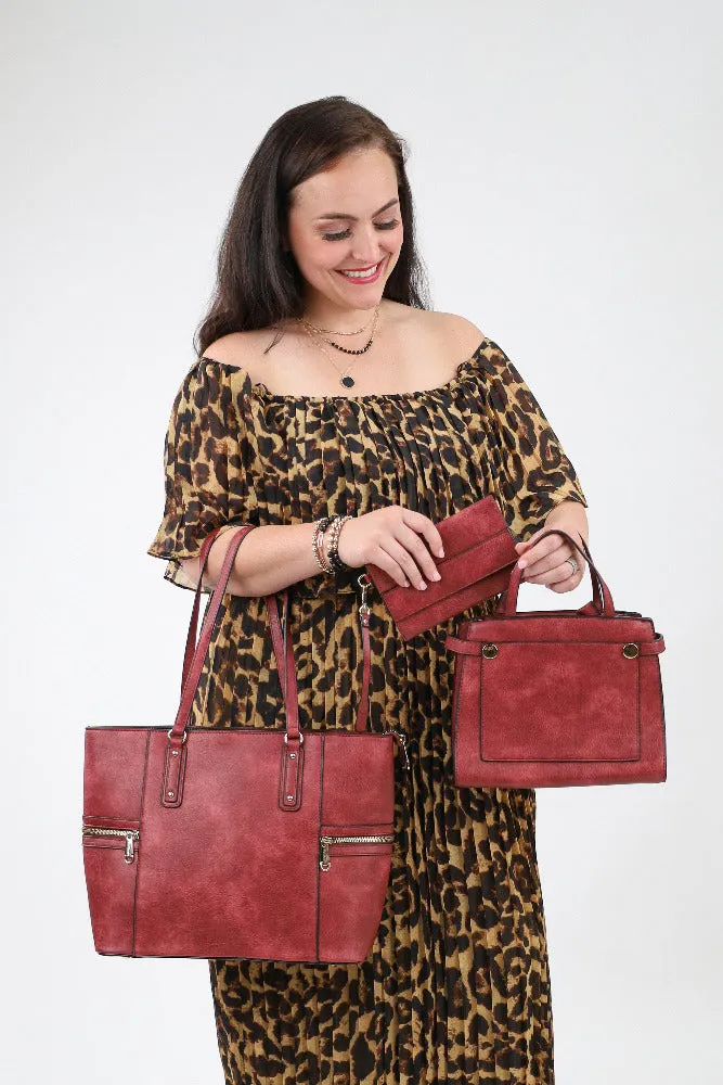 Tote Handbag Set