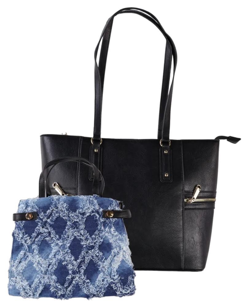 Tote Handbag Set