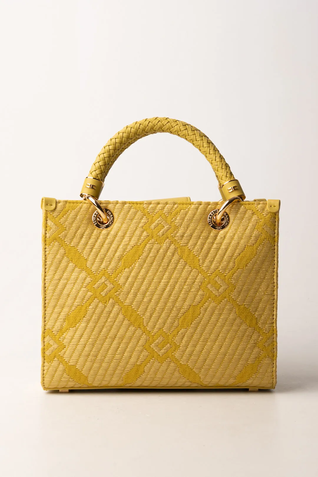Tote Piccola In Jacquard con Charms