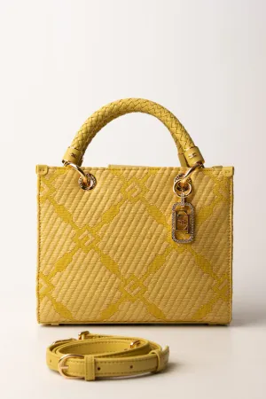 Tote Piccola In Jacquard con Charms