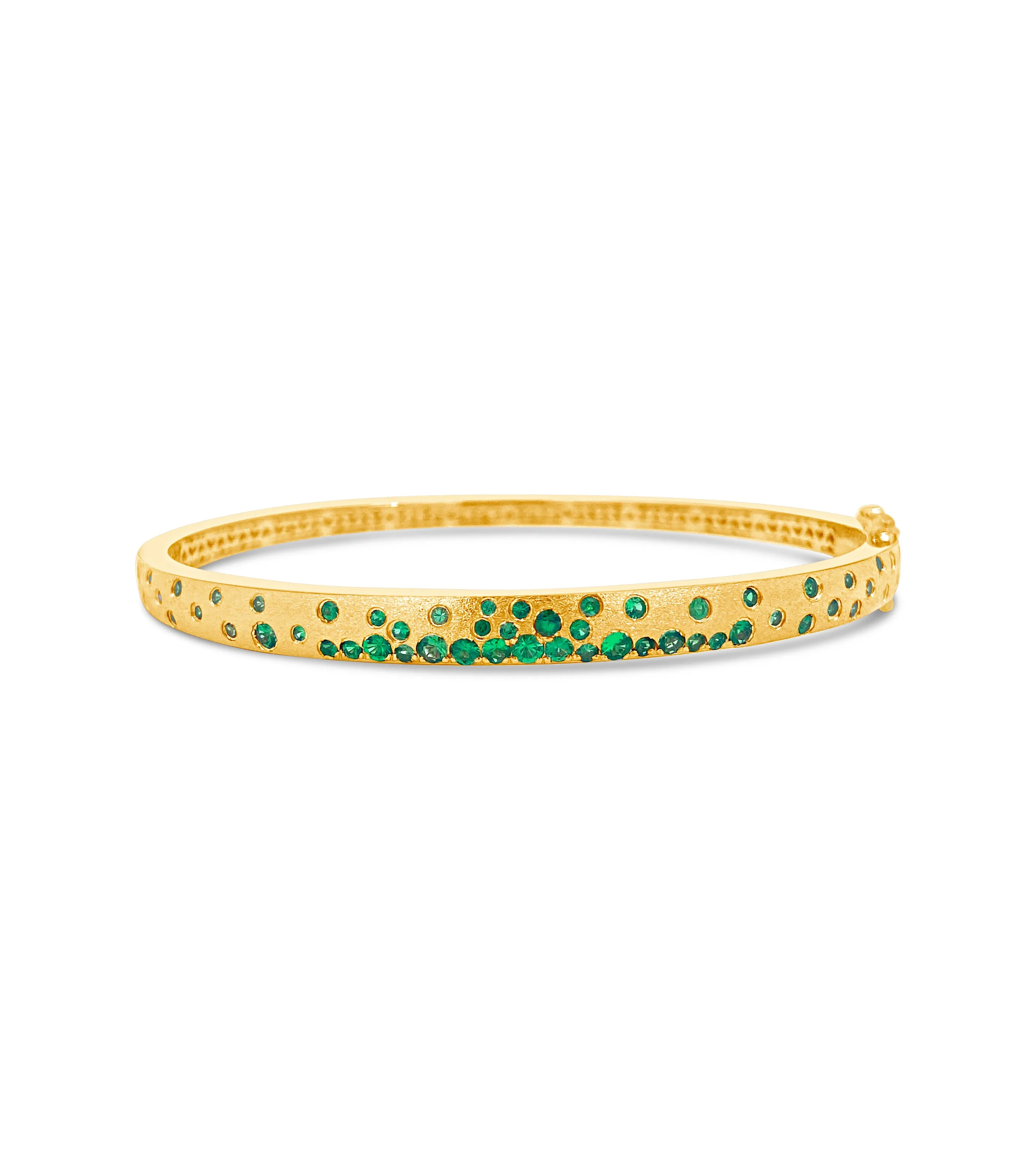 Tsavorite Celestial Slim Bangle