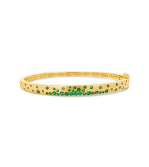Tsavorite Celestial Slim Bangle