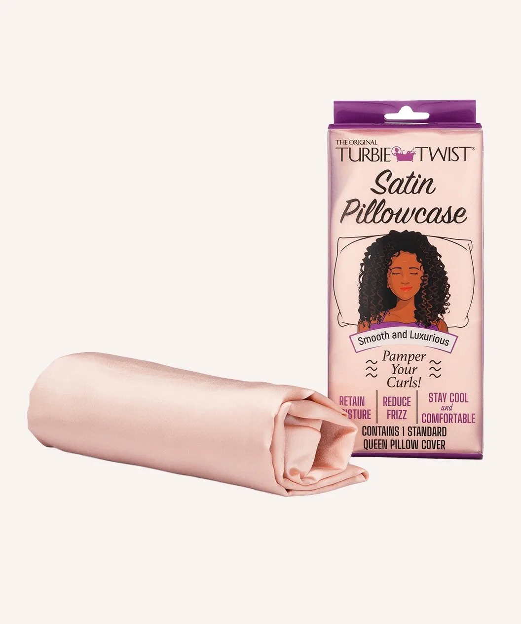 Turbie Twist Satin Pillowcase 3-Pack
