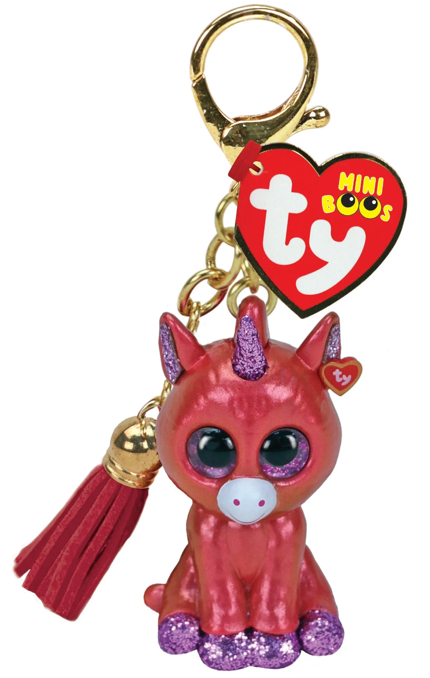 Ty Mini Boo Collectible Clip - Sunset the Unicorn