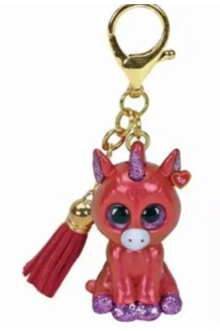 Ty Mini Boo Collectible Clip - Sunset the Unicorn