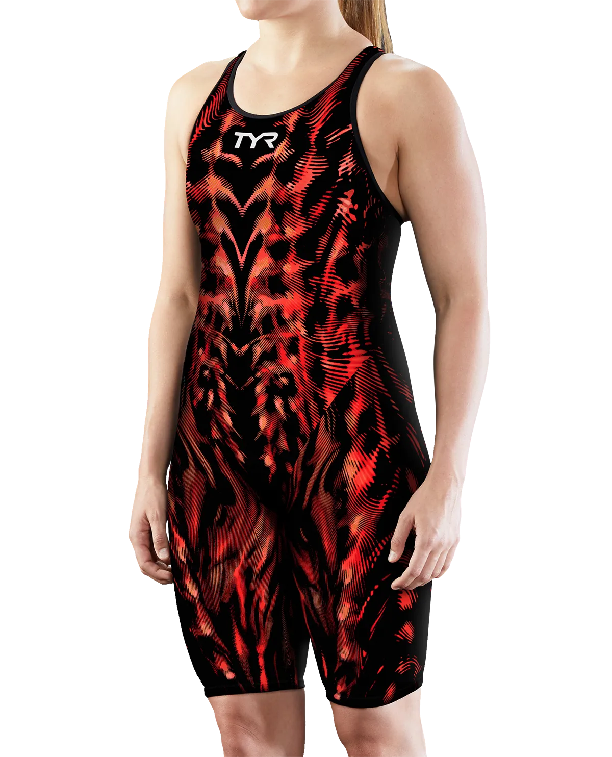 TYR Venzo Genesis Women's Openback Swimsuit- Plasma