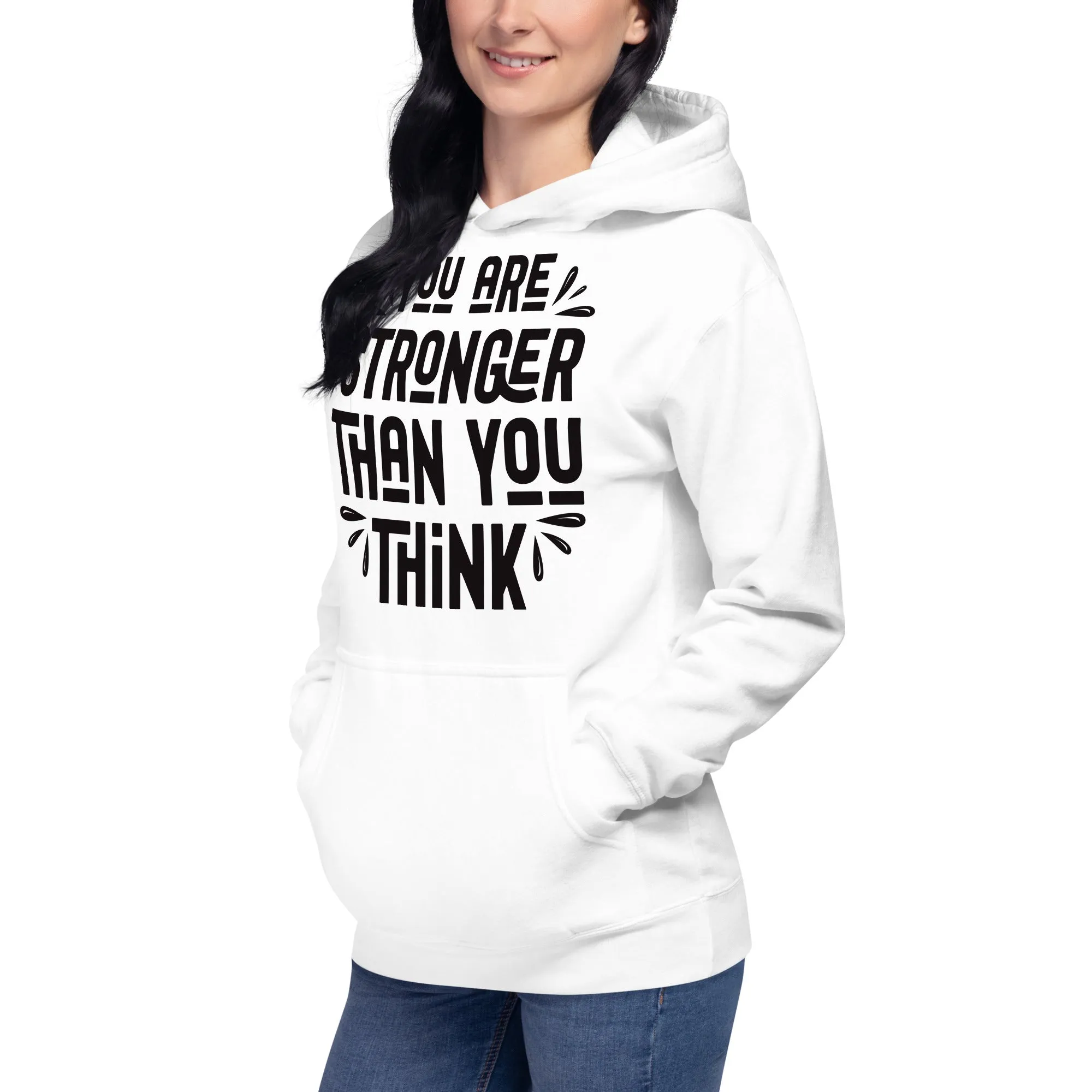 Unisex Hoodie, (Stronger then you think) Back to School, Gift, Travel