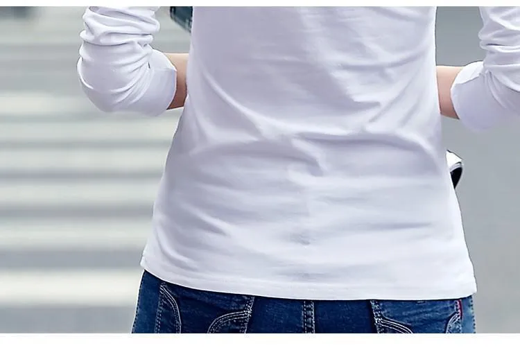 V-Neck Long Sleeve Shirt (2 Colors)